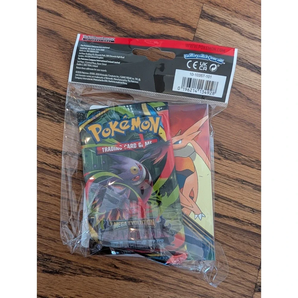 Pokemon TCG Phantasmal Flames Mini Portfolio Sealed & New with pack 2026